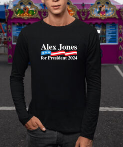 Alex Jones For President 2024 America Flag T Shirt 2