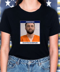 Arrested Scottie Scheffler Mugshot T Shirt 1