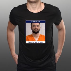 Arrested Scottie Scheffler Mugshot T Shirt 2