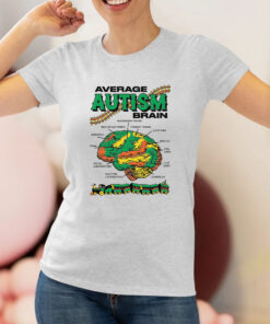 Average Autism Brain T Shirt 1