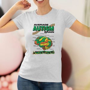 Average Autism Brain T Shirt 1