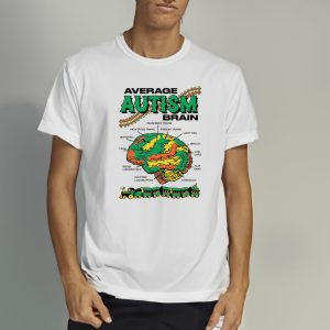 Average Autism Brain T Shirt 2