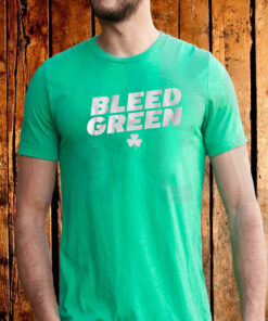 BOSTON BASKETBALL BLEED GREEN T SHIRT 1