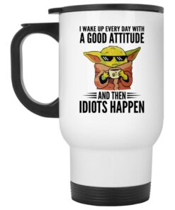 Baby Yoda I Wake Up Everyday With Good Attitude Mugs 2