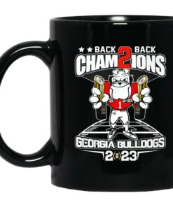 Back 2 Back Champion Georgia Bulldogs 2023 Mugs 1