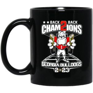 Back 2 Back Champion Georgia Bulldogs 2023 Mugs