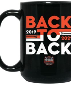 Back To Back 2019 2021 National Champions Mugs 2