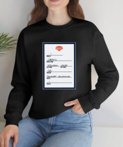 Barstool Chicago CHI DRAFT CARD T SHIRT 1