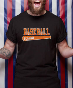 Barstool U BASEBALL SCHOOL OS T SHIRT 1