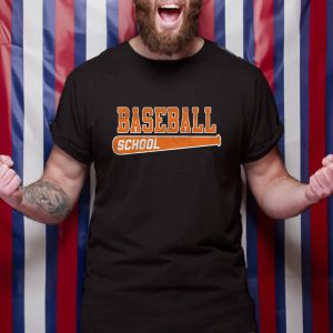 Barstool U BASEBALL SCHOOL OS T SHIRT 1