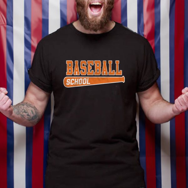 Barstool U BASEBALL SCHOOL OS T-SHIRT