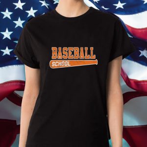 Barstool U BASEBALL SCHOOL OS T SHIRT 2