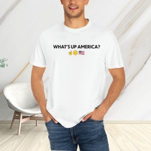 Barstool U WHATS UP AMERICA T SHIRT 1