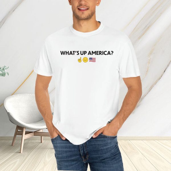 Barstool U WHAT’S UP AMERICA T-SHIRT