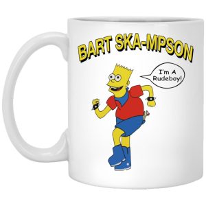 Bart Ska-Mpson I’m A Rudeboy Mugs