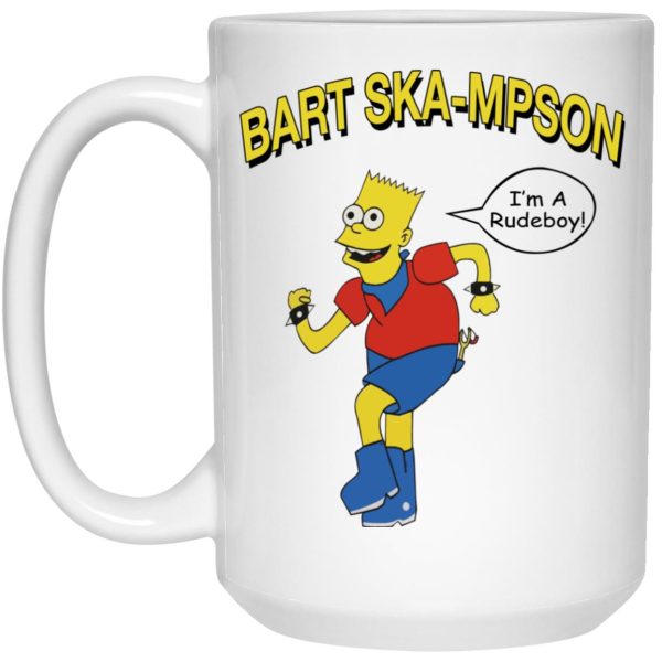 Bart Ska-Mpson I’m A Rudeboy Mugs