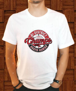 Bi District Champs Heath Hawks 2024 Fly Hawks Fly Logo T Shirt 2