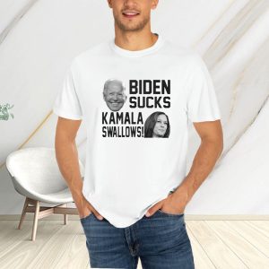 Biden Sucks Kamala Swallows T Shirt 1