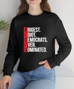 Biggest Idiot Democrats Ever Nominated Logo 2024 T Shirt 1