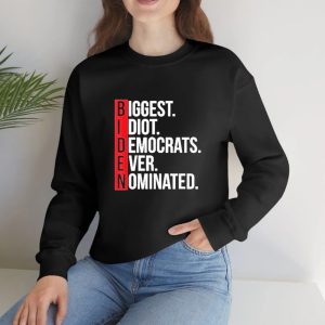 Biggest Idiot Democrats Ever Nominated Logo 2024 T-Shirt