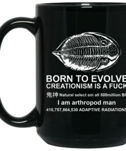 Born To Evolve Creationism Is A Fuck Natural Select Mugs 1 Born To Evolve Creationism Is A Fuck Natural Select Mugs 2