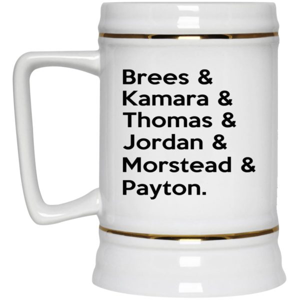 Brees – Kamara – Thomas – Jordan – Morstead – Payton Mugs