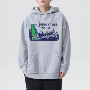 Bring Ya Ass Minnesota ROAD SIGN Hoodie 1