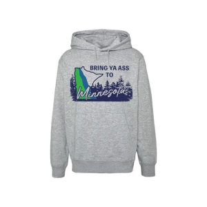 Bring Ya Ass Minnesota ROAD SIGN Hoodie 2