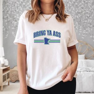 Bring Ya Ass Team Map Logo T-Shirt