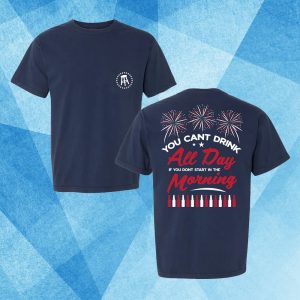 CAN’T DRINK ALL DAY USA POCKET T-SHIRT