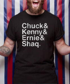 CHUCK KENNY ERNIE SHAQ T SHIRT 1