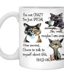 Cats Im Not Crazy Im Just Special Mug 5
