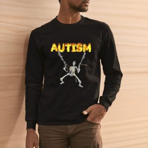 Cera Gibson Autism Skeleton Meme T Shirt 1