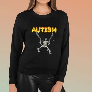 Cera Gibson Autism Skeleton Meme T-Shirt