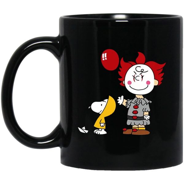 Charlie Brown Pennywise Halloween Mugs