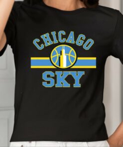 Chicago Sky Basketball T-Shirt 1 Chicago Sky Basketball T Shirt 2