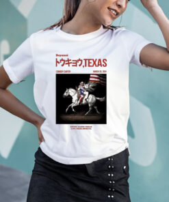Cowboy Carter Texas Country Radio Texas Live From Shibuya Japan T Shirt 1