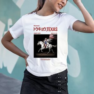 Cowboy Carter Texas Country Radio Texas Live From Shibuya Japan T Shirt 1