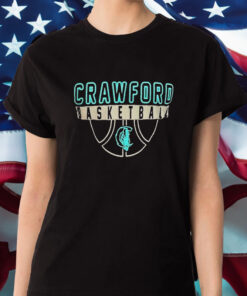 Crawford Basketball Logo T Shirt 1