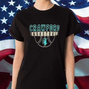 Crawford Basketball Logo T Shirt 1