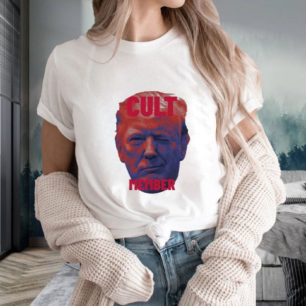 Cult Member Donald Trump Face Images T-Shirt