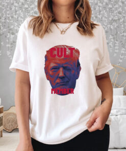 Cult Member Donald Trump Face Images T Shirt 2