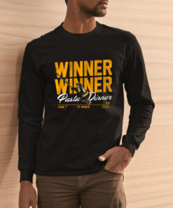 DAVID PASTRNAK WINNER WINNER PASTA DINNER T-SHIRT 1 DAVID PASTRNAK WINNER WINNER PASTA DINNER T SHIRT 2