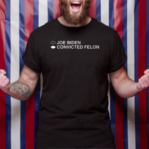 David J Harris Joe Biden Convicted Felon T-Shirt