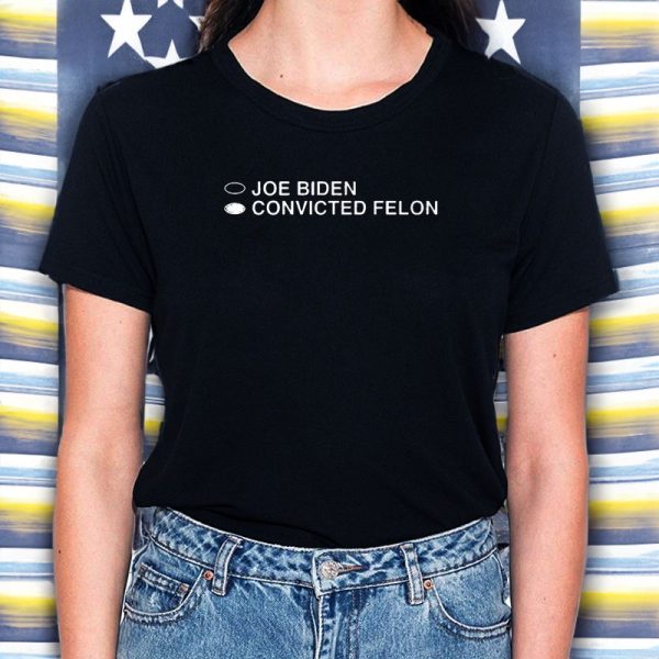 David J Harris Joe Biden Convicted Felon T-Shirt