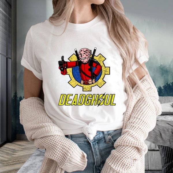 Deadghoul Fallout Shelter Deadpool Logo T-Shirt