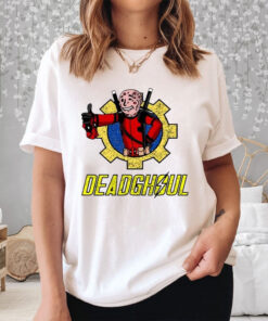 Deadghoul Fallout Shelter Deadpool Logo T-Shirt 1 Deadghoul Fallout Shelter Deadpool Logo T Shirt 2