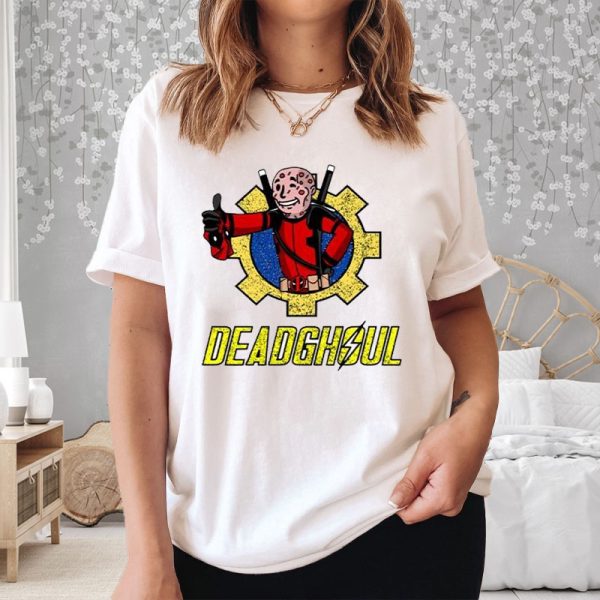 Deadghoul Fallout Shelter Deadpool Logo T-Shirt