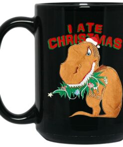 Dinosaur I Ate Christmas Mugs 1 Dinosaur I Ate Christmas Mugs 2