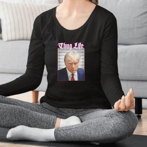 Donald Trump America President In Prison Thug Life 2024 T shirt 1